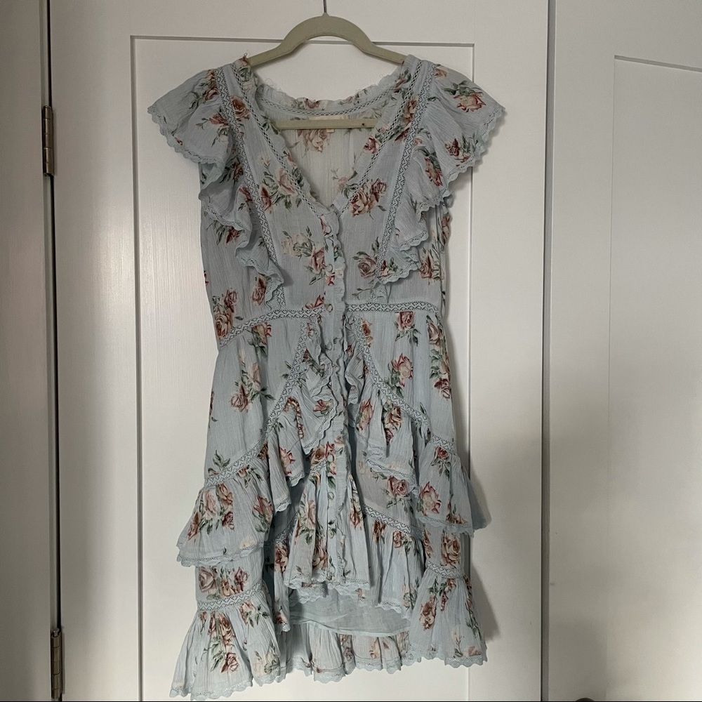 Loveshackfancy Blue Dress